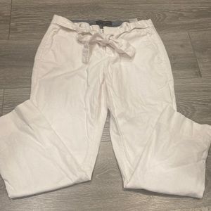 Banana Republic white pants
